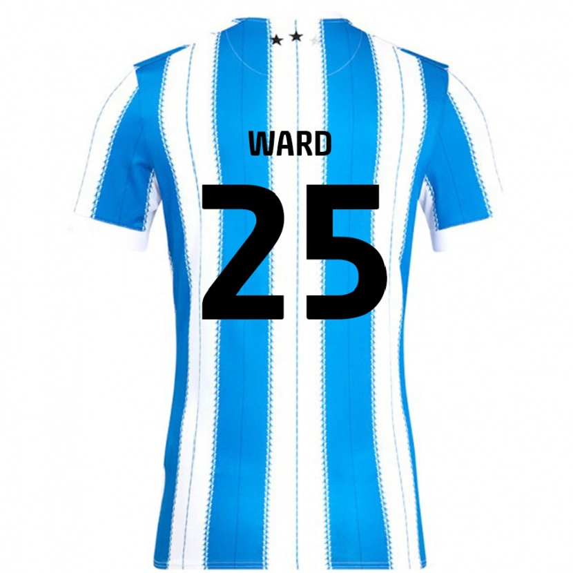 Danxen Niño Camiseta Danny Ward #25 Azul Blanco 1ª Equipación 2024/25 La Camisa México