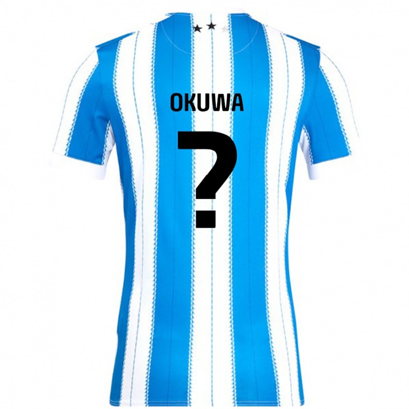 Danxen Niño Camiseta Temi Okuwa #0 Azul Blanco 1ª Equipación 2024/25 La Camisa México
