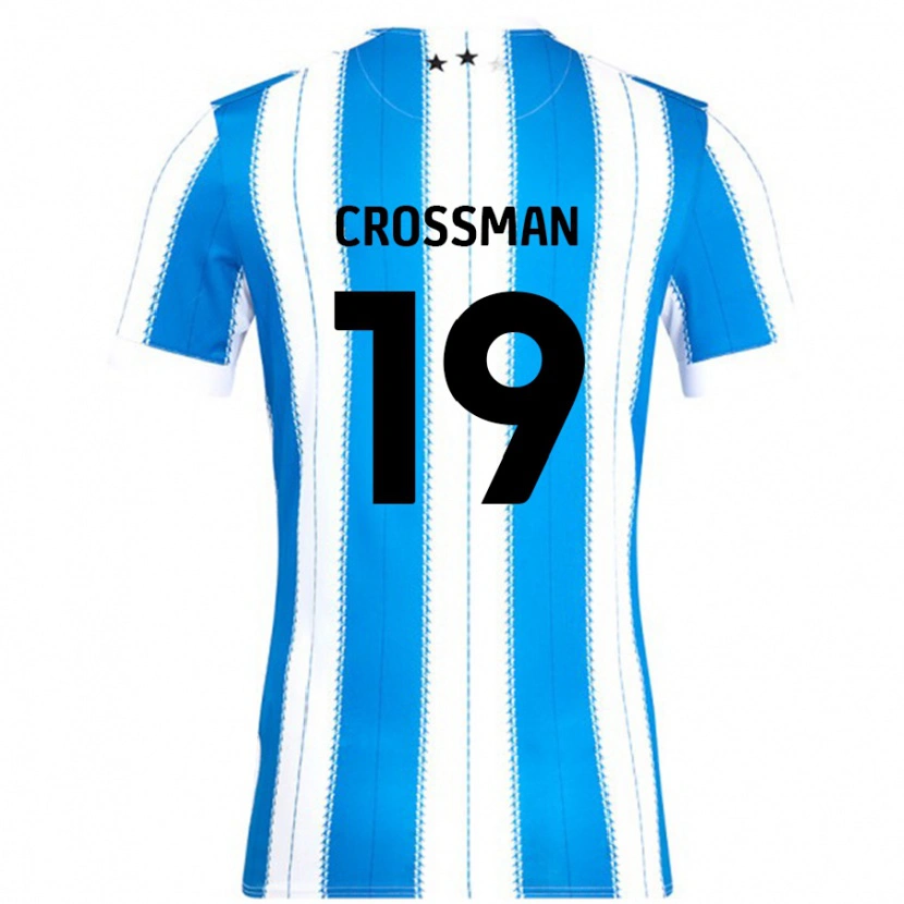 Danxen Niño Camiseta Paige Crossman #19 Azul Blanco 1ª Equipación 2024/25 La Camisa México