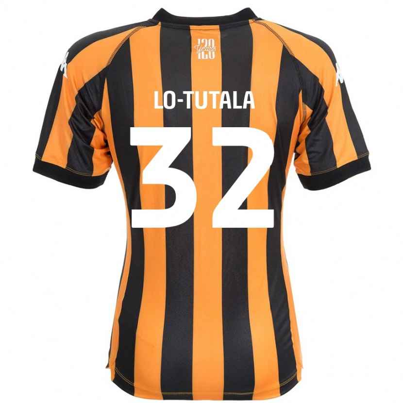 Danxen Niño Camiseta Thimothée Lo-Tutala #32 Negro Ámbar 1ª Equipación 2024/25 La Camisa México