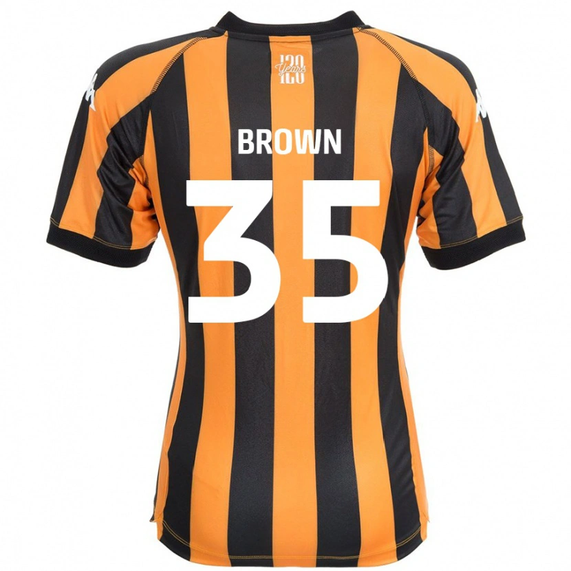 Danxen Niño Camiseta Pharrell Brown #35 Negro Ámbar 1ª Equipación 2024/25 La Camisa México