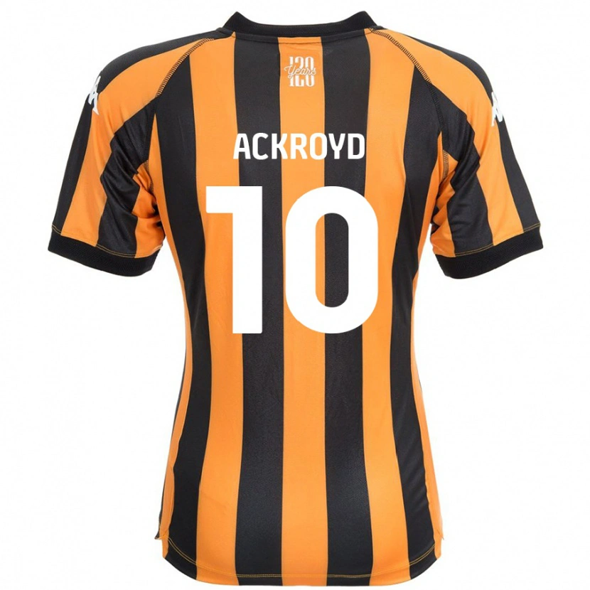 Danxen Niño Camiseta Rachael Ackroyd #10 Negro Ámbar 1ª Equipación 2024/25 La Camisa México