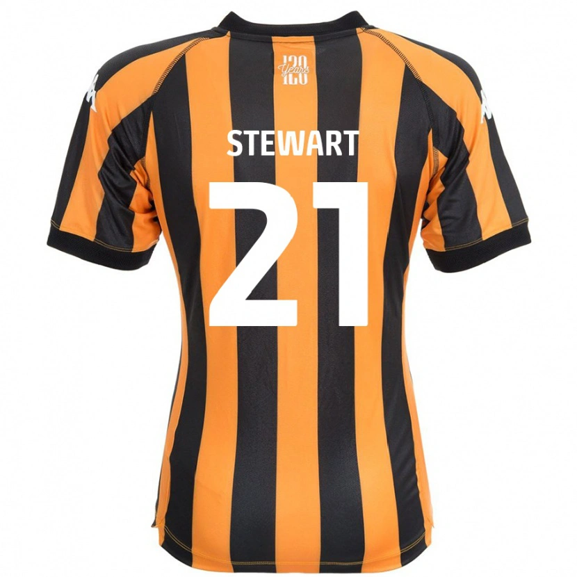 Danxen Niño Camiseta Alice Stewart #21 Negro Ámbar 1ª Equipación 2024/25 La Camisa México