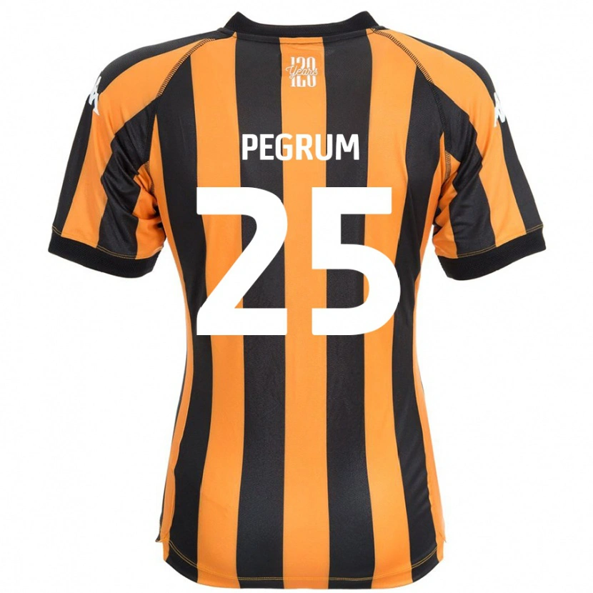 Danxen Niño Camiseta Florence Pegrum #25 Negro Ámbar 1ª Equipación 2024/25 La Camisa México