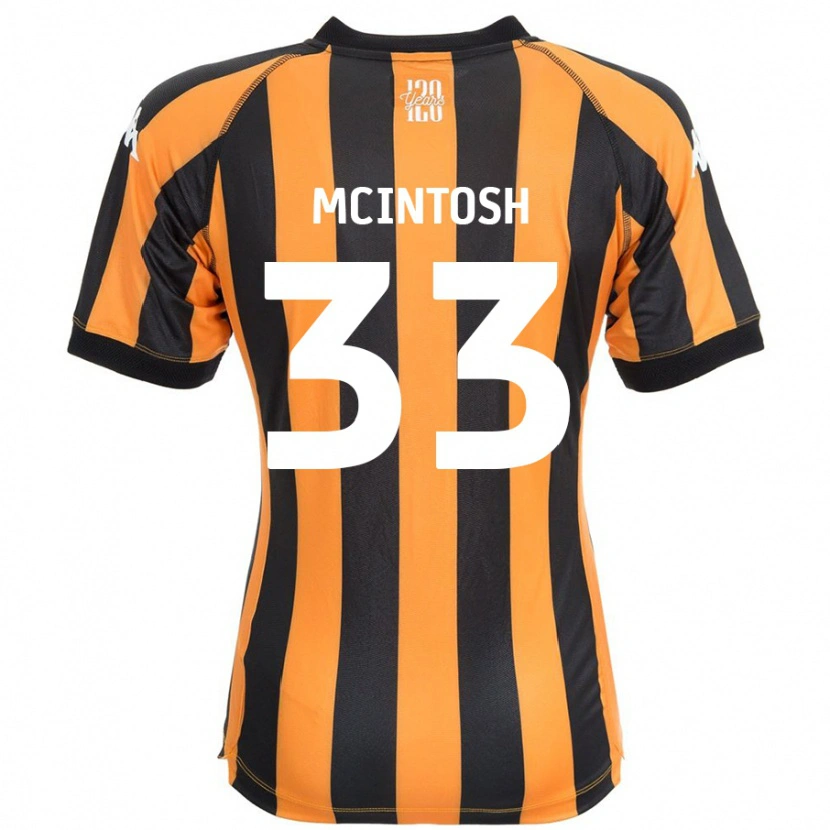 Danxen Niño Camiseta Lucy Mcintosh #33 Negro Ámbar 1ª Equipación 2024/25 La Camisa México