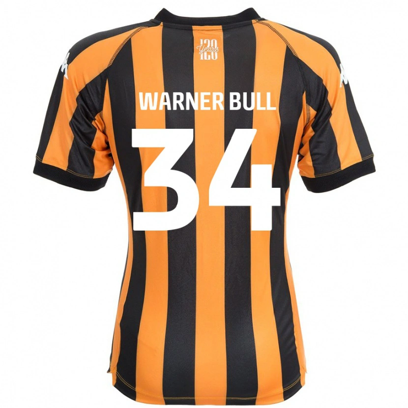 Danxen Niño Camiseta Lucy Warner-Bull #34 Negro Ámbar 1ª Equipación 2024/25 La Camisa México