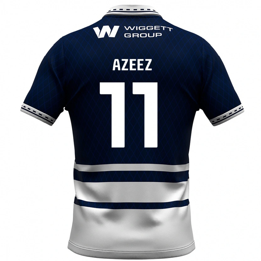 Danxen Niño Camiseta Femi Azeez #11 Azul Marino Blanco 1ª Equipación 2024/25 La Camisa México