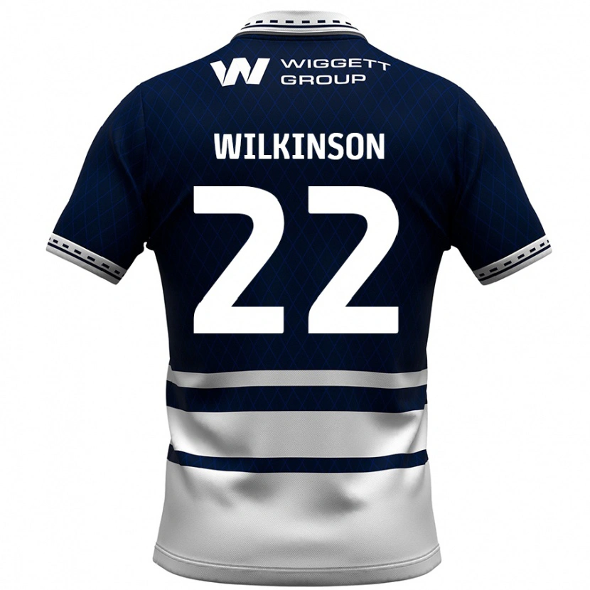 Danxen Niño Camiseta Chloe Wilkinson #22 Azul Marino Blanco 1ª Equipación 2024/25 La Camisa México
