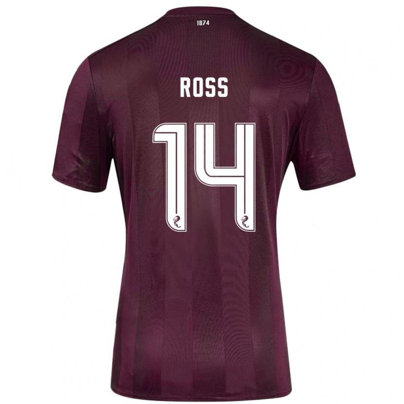 Danxen Niño Camiseta Mackenzie Ross #14 Borgoña 1ª Equipación 2024/25 La Camisa México