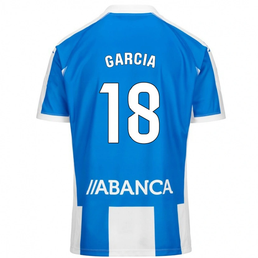 Danxen Niño Camiseta Raquel García #18 Azul Blanco 1ª Equipación 2024/25 La Camisa México