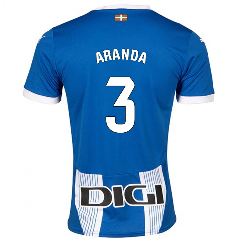 Danxen Niño Camiseta Miguel Aranda #3 Azul 1ª Equipación 2024/25 La Camisa México