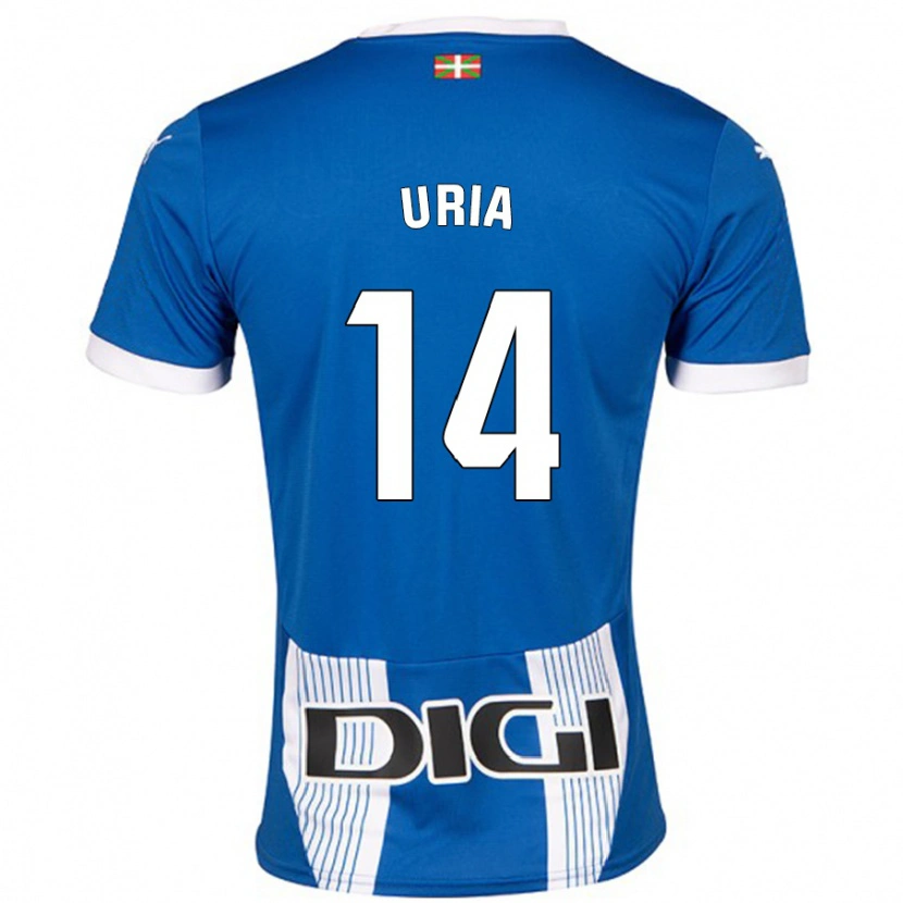 Danxen Niño Camiseta Iker Uria #14 Azul 1ª Equipación 2024/25 La Camisa México