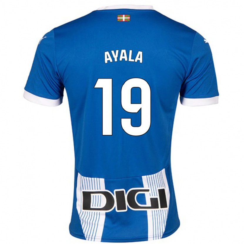 Danxen Niño Camiseta Axel Ayala #19 Azul 1ª Equipación 2024/25 La Camisa México