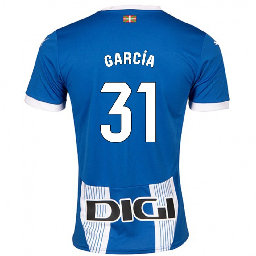 Danxen Niño Camiseta Gaizka García #31 Azul 1ª Equipación 2024/25 La Camisa México