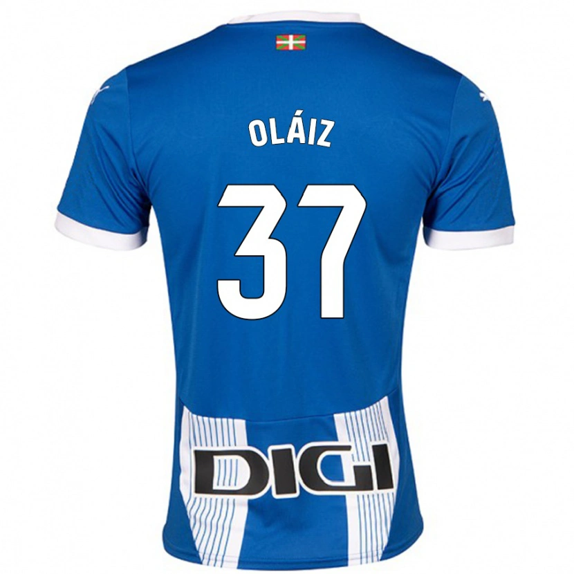 Danxen Niño Camiseta Xanet Oláiz #37 Azul 1ª Equipación 2024/25 La Camisa México