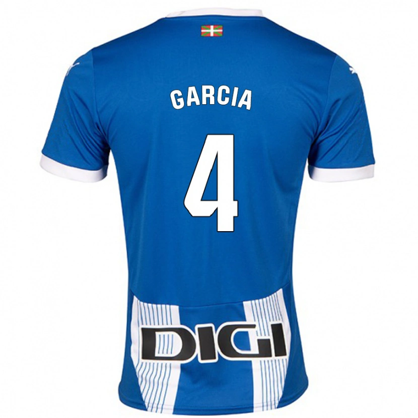 Danxen Niño Camiseta Pichi García #4 Azul 1ª Equipación 2024/25 La Camisa México