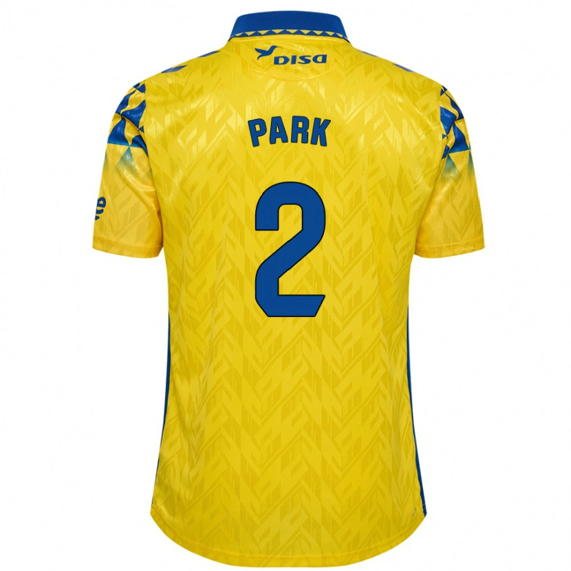 Danxen Niño Camiseta Marvin Park #2 Amarillo Azul 1ª Equipación 2024/25 La Camisa México