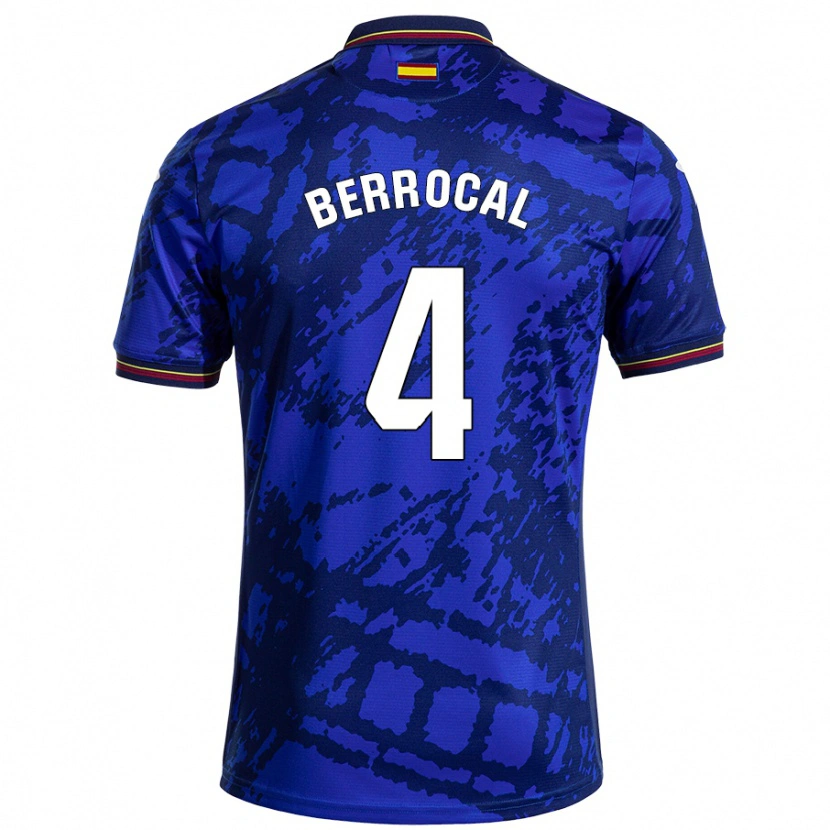 Danxen Niño Camiseta Juan Berrocal #4 Azul Más Oscuro 1ª Equipación 2024/25 La Camisa México