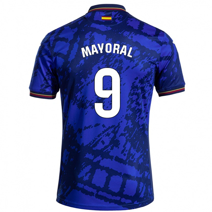 Danxen Niño Camiseta Borja Mayoral #9 Azul Más Oscuro 1ª Equipación 2024/25 La Camisa México