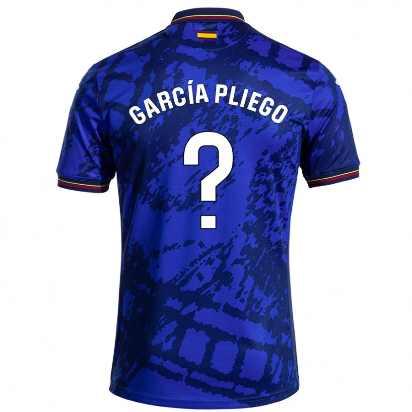Danxen Niño Camiseta Hugo García Pliego #0 Azul Más Oscuro 1ª Equipación 2024/25 La Camisa México