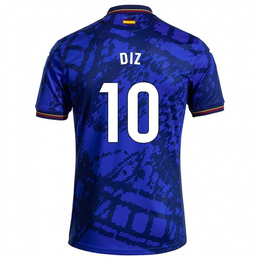 Danxen Niño Camiseta Rafa Diz #10 Azul Más Oscuro 1ª Equipación 2024/25 La Camisa México