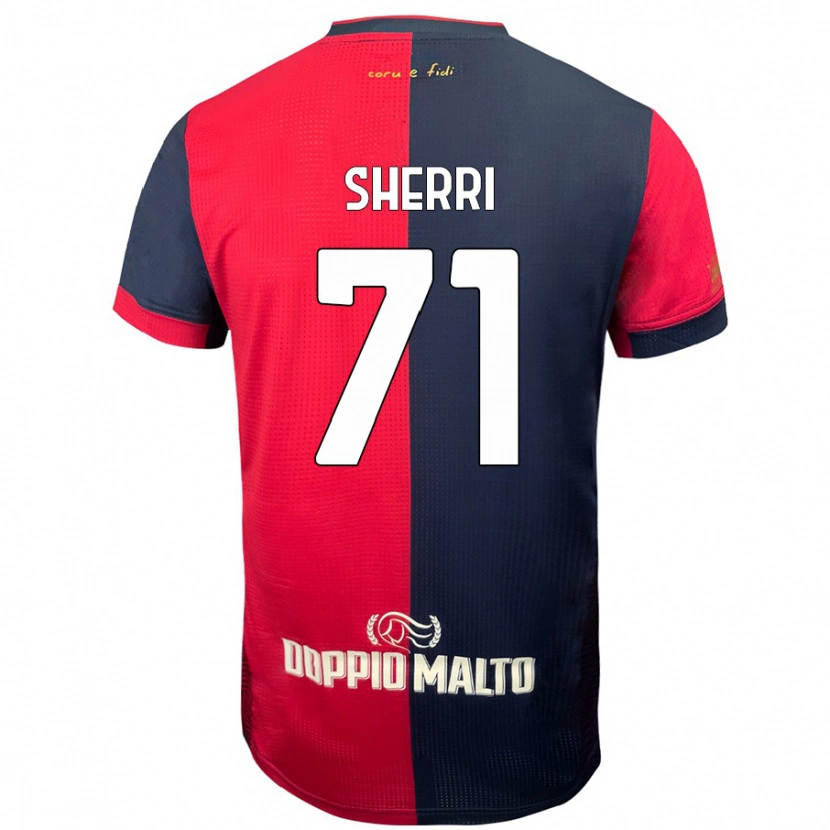Danxen Niño Camiseta Alen Sherri #71 Rojo Azul Más Oscuro 1ª Equipación 2024/25 La Camisa México