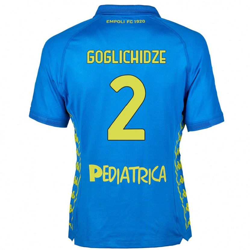 Danxen Niño Camiseta Saba Goglichidze #2 Azul 1ª Equipación 2024/25 La Camisa México