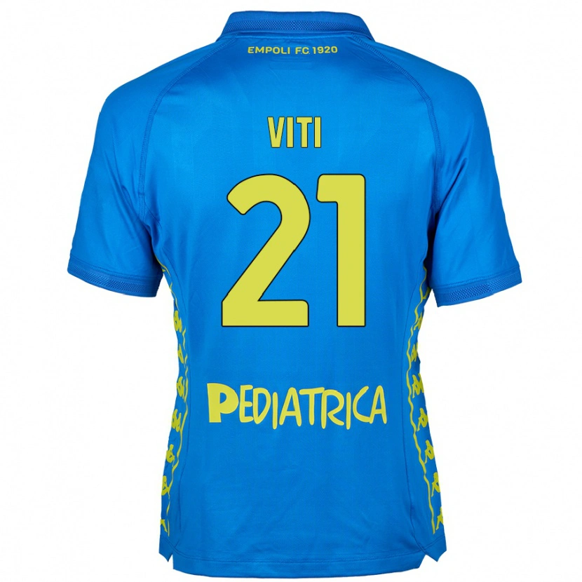 Danxen Niño Camiseta Mattia Viti #21 Azul 1ª Equipación 2024/25 La Camisa México