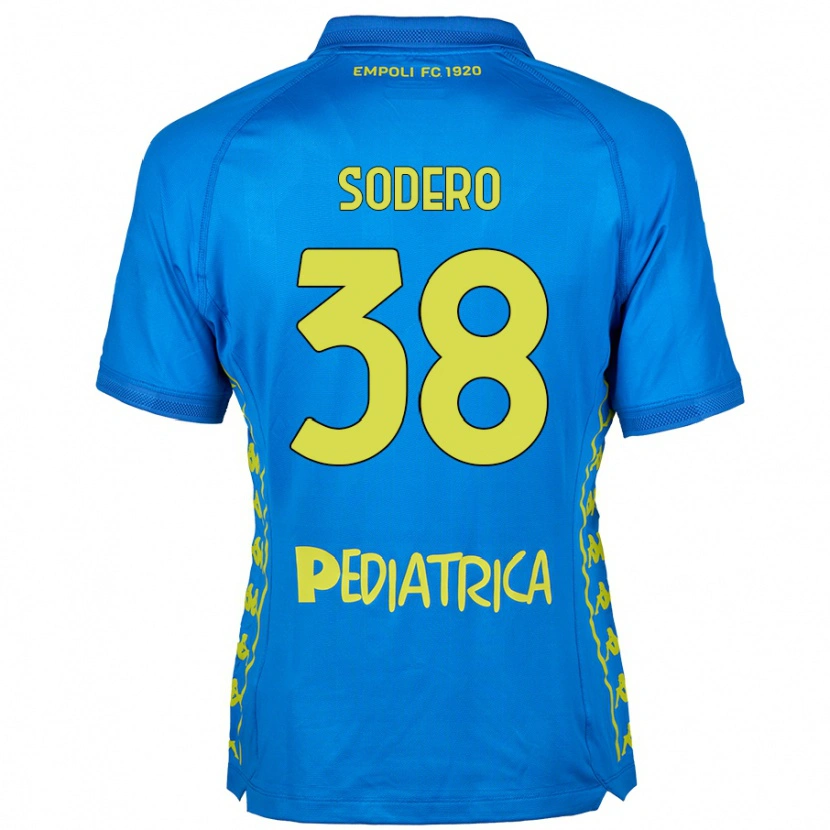 Danxen Niño Camiseta Andrea Sodero #38 Azul 1ª Equipación 2024/25 La Camisa México