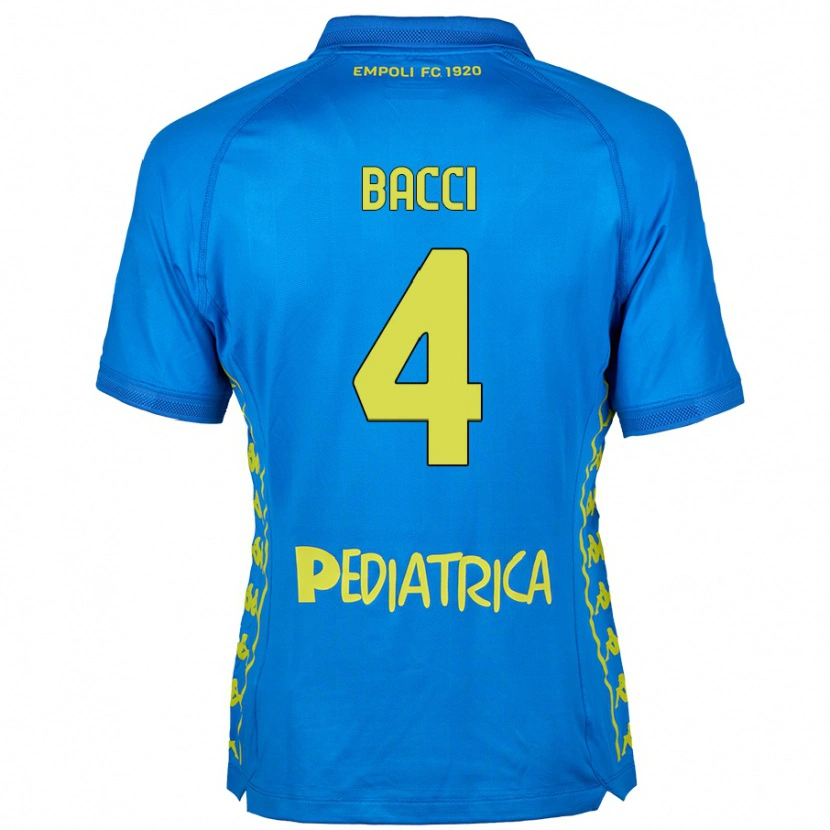 Danxen Niño Camiseta Jacopo Bacci #4 Azul 1ª Equipación 2024/25 La Camisa México
