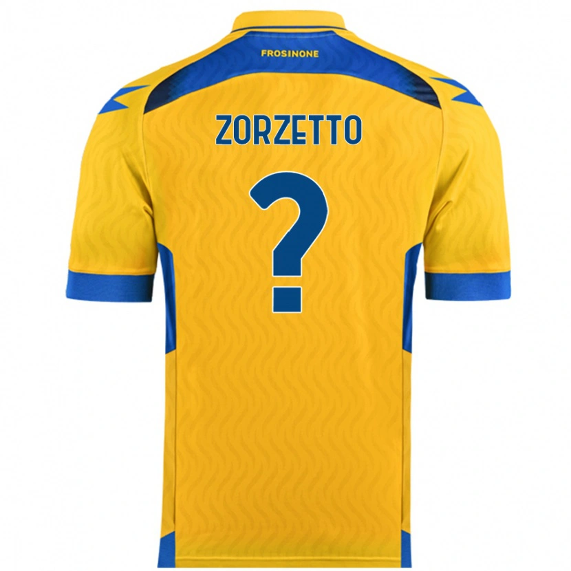 Danxen Niño Camiseta Bruno Zorzetto #0 Amarillo 1ª Equipación 2024/25 La Camisa México