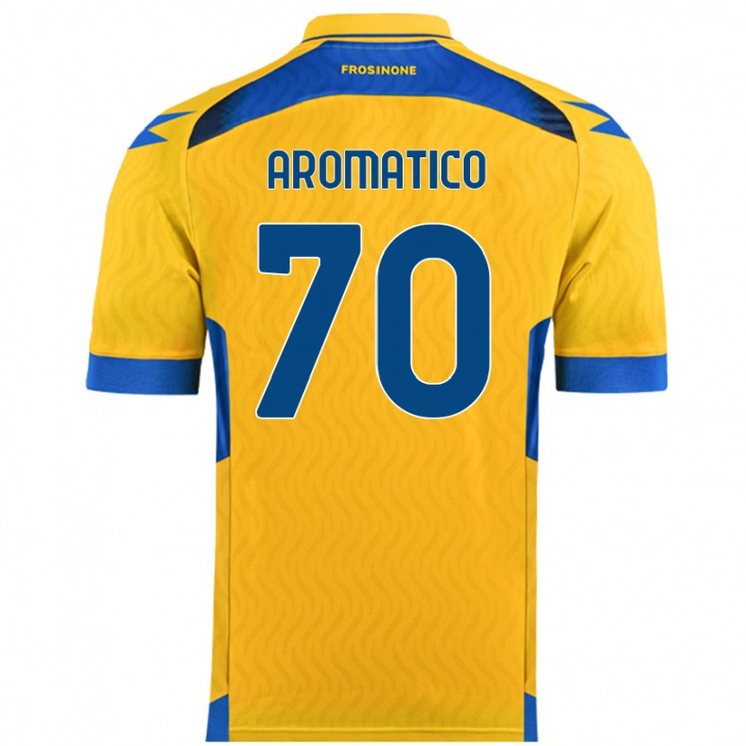 Danxen Niño Camiseta Raul Aromatico #70 Amarillo 1ª Equipación 2024/25 La Camisa México