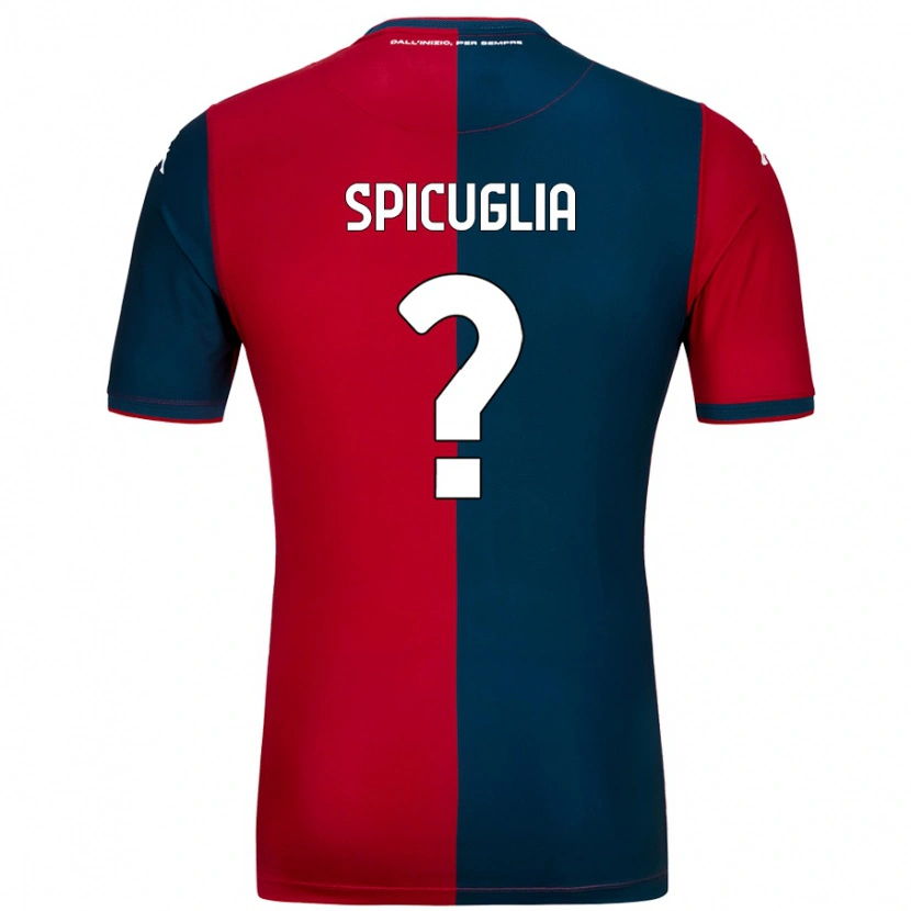 Danxen Niño Camiseta Elia Spicuglia #0 Rojo Azul Oscuro 1ª Equipación 2024/25 La Camisa México