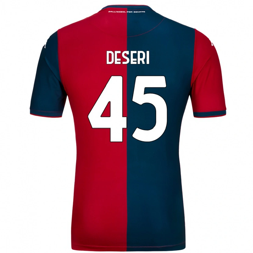Danxen Niño Camiseta Gracien Deseri #45 Rojo Azul Oscuro 1ª Equipación 2024/25 La Camisa México