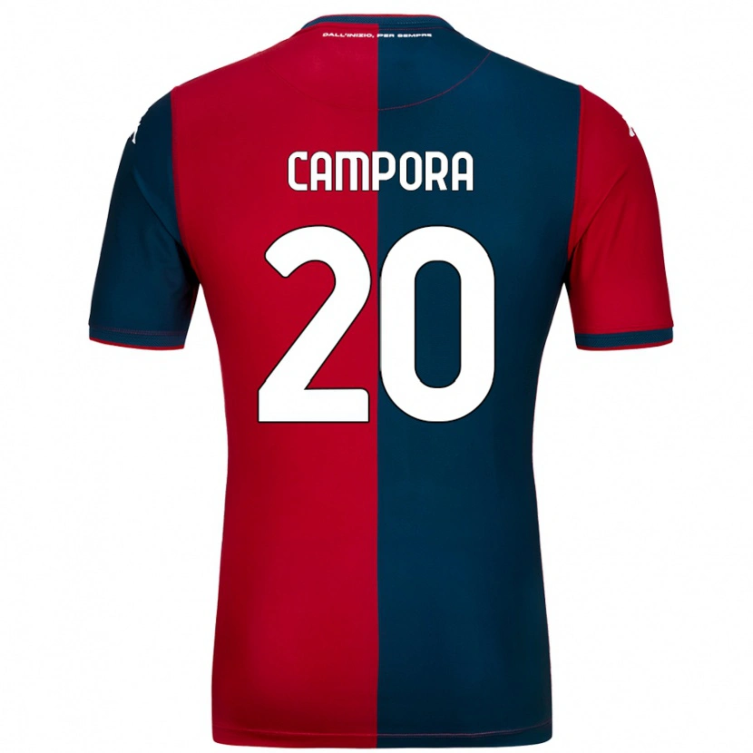 Danxen Niño Camiseta Alice Campora #20 Rojo Azul Oscuro 1ª Equipación 2024/25 La Camisa México