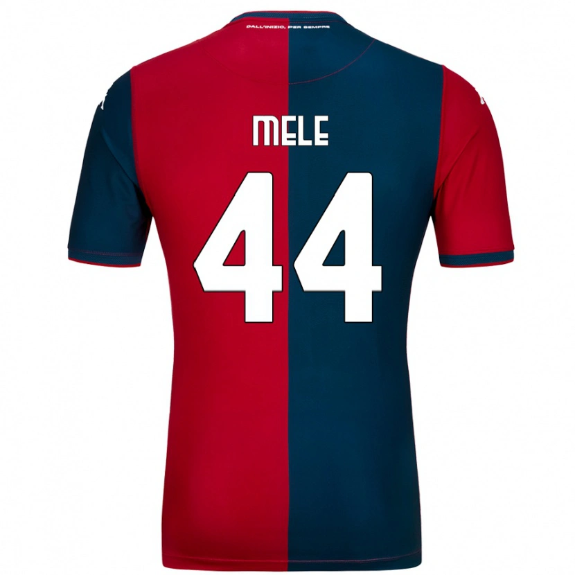 Danxen Niño Camiseta Chiara Mele #44 Rojo Azul Oscuro 1ª Equipación 2024/25 La Camisa México