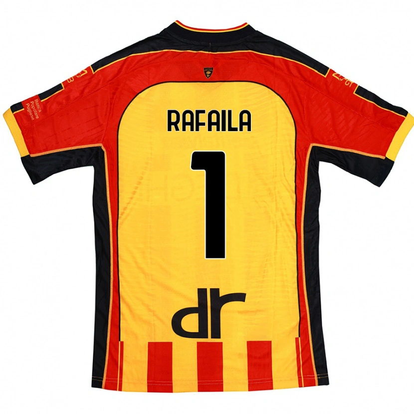 Danxen Niño Camiseta Vlad Răfăilă #1 Amarillo Rojo 1ª Equipación 2024/25 La Camisa México