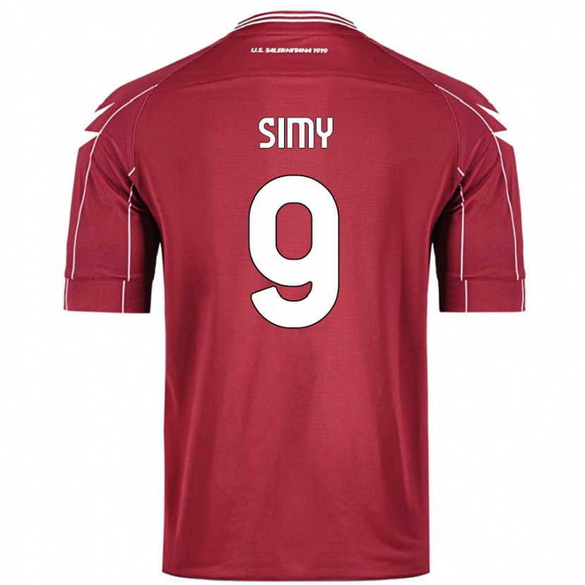 Danxen Niño Camiseta Simy #9 Borgoña 1ª Equipación 2024/25 La Camisa México