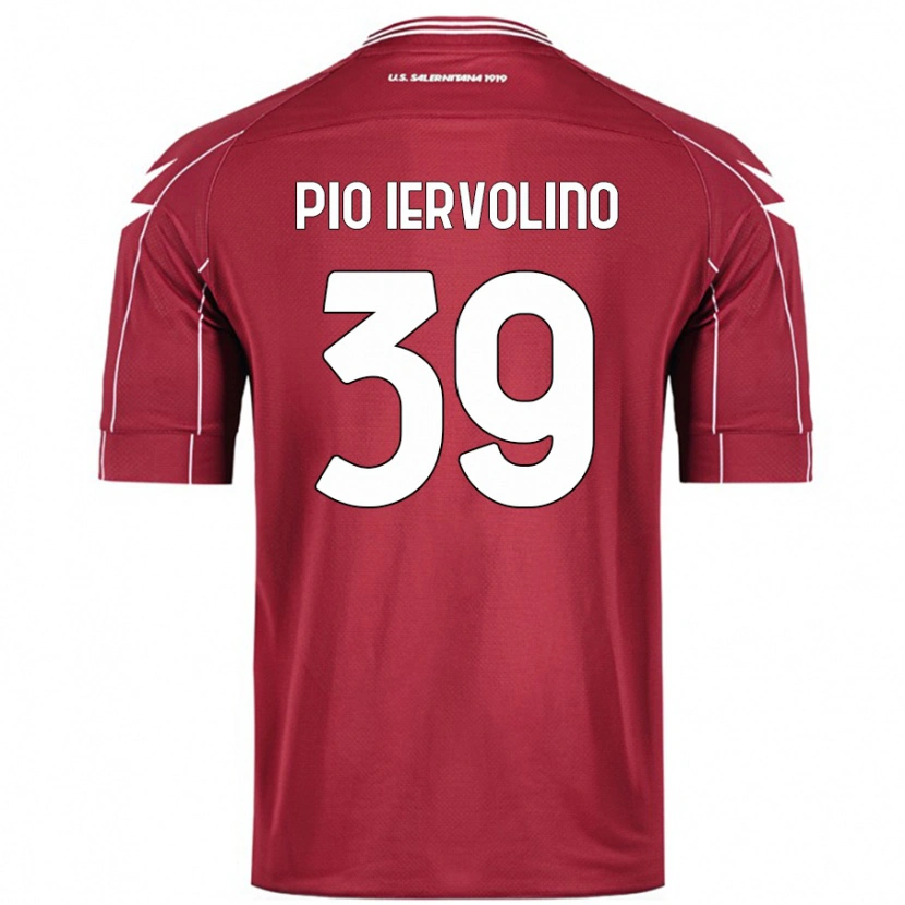 Danxen Niño Camiseta Antonio Pio Iervolino #39 Borgoña 1ª Equipación 2024/25 La Camisa México
