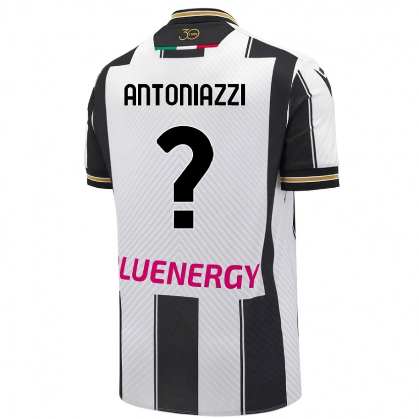 Danxen Niño Camiseta Samuele Antoniazzi #0 Blanco Negro 1ª Equipación 2024/25 La Camisa México