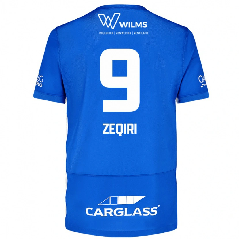 Danxen Niño Camiseta Andi Zeqiri #9 Azul 1ª Equipación 2024/25 La Camisa México