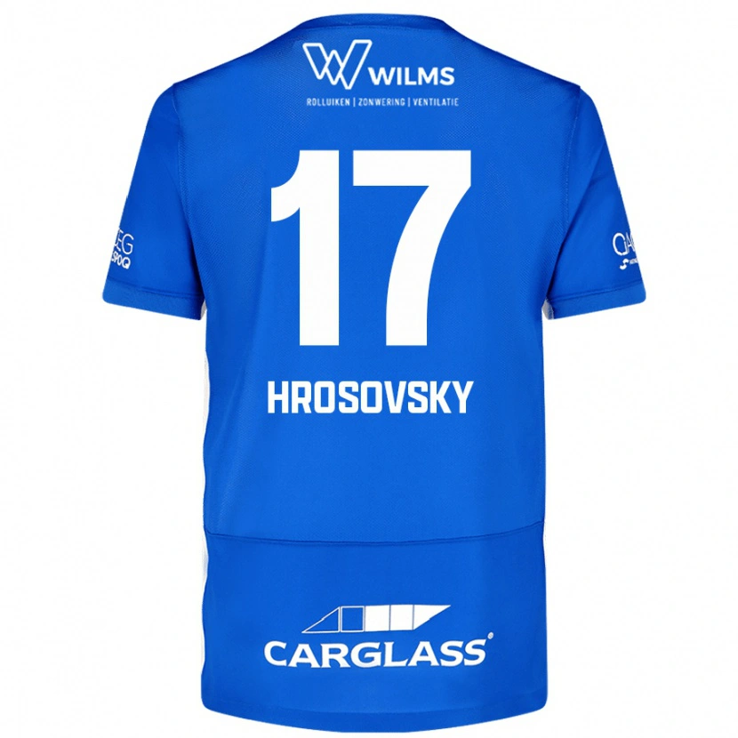 Danxen Niño Camiseta Patrik Hrosovsky #17 Azul 1ª Equipación 2024/25 La Camisa México