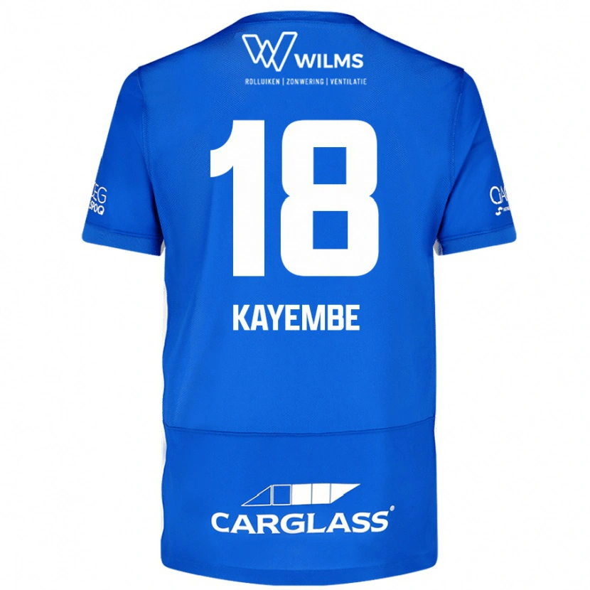 Danxen Niño Camiseta Joris Kayembe #18 Azul 1ª Equipación 2024/25 La Camisa México