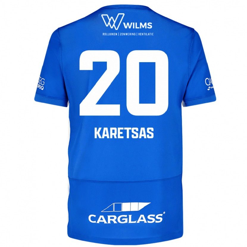 Danxen Niño Camiseta Konstantinos Karetsas #20 Azul 1ª Equipación 2024/25 La Camisa México