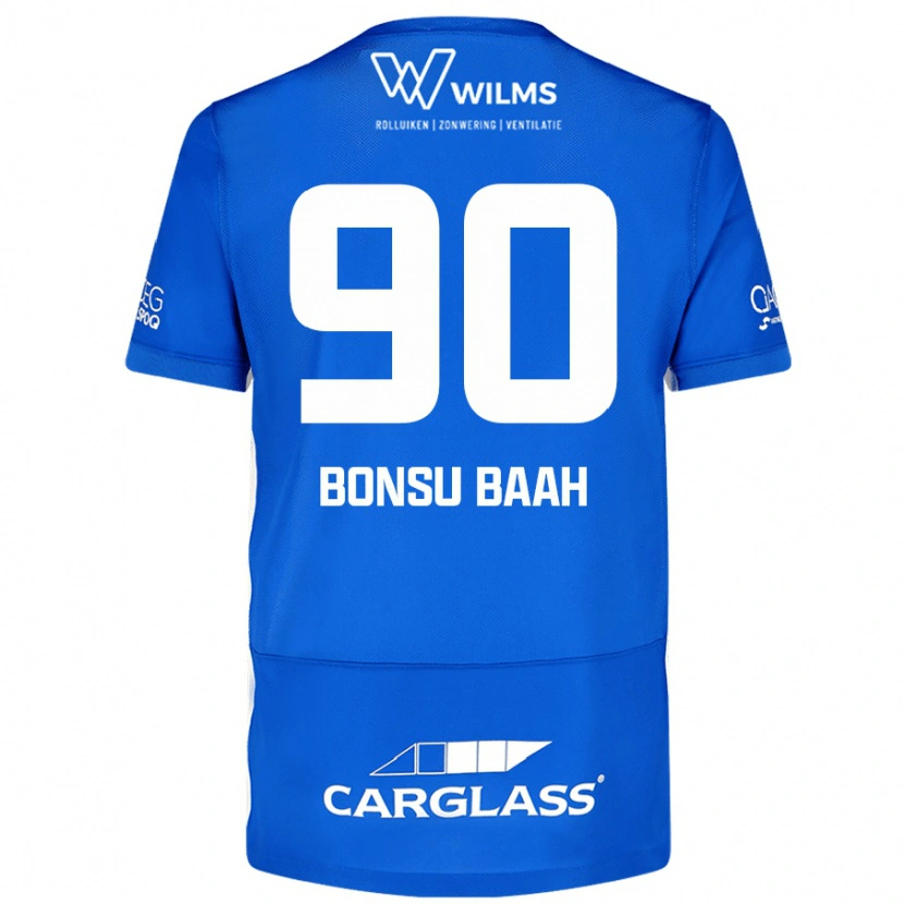 Danxen Niño Camiseta Christopher Bonsu Baah #90 Azul 1ª Equipación 2024/25 La Camisa México