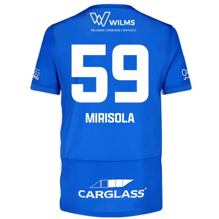 Danxen Niño Camiseta Robin Mirisola #59 Azul 1ª Equipación 2024/25 La Camisa México