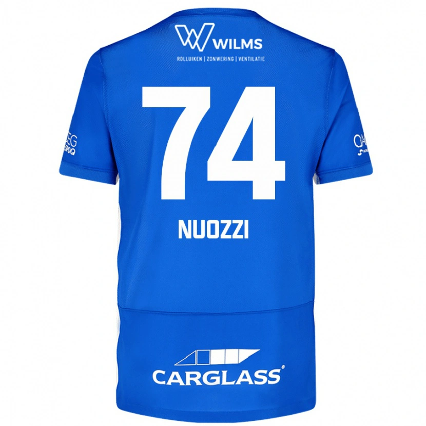 Danxen Niño Camiseta Cédric Nuozzi #74 Azul 1ª Equipación 2024/25 La Camisa México