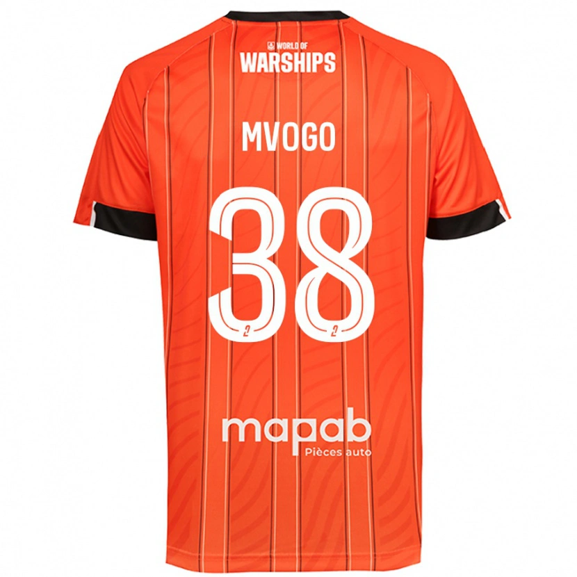 Danxen Niño Camiseta Yvon Mvogo #38 Naranja 1ª Equipación 2024/25 La Camisa México