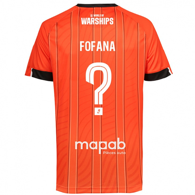 Danxen Niño Camiseta Bahliseny Fofana #0 Naranja 1ª Equipación 2024/25 La Camisa México