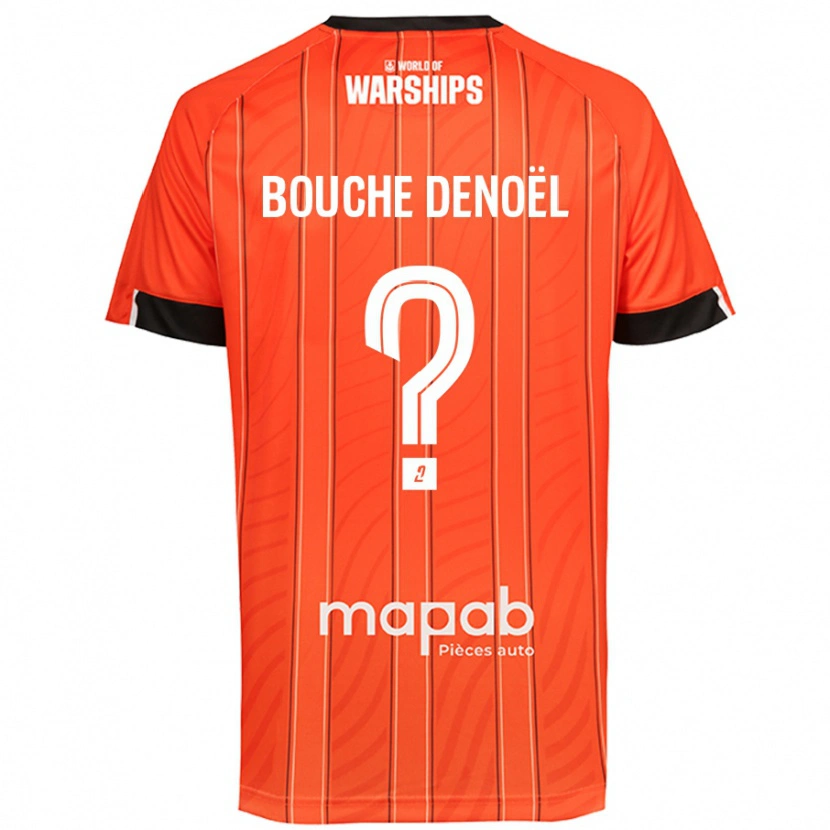 Danxen Niño Camiseta Max Bouche Denoël #0 Naranja 1ª Equipación 2024/25 La Camisa México